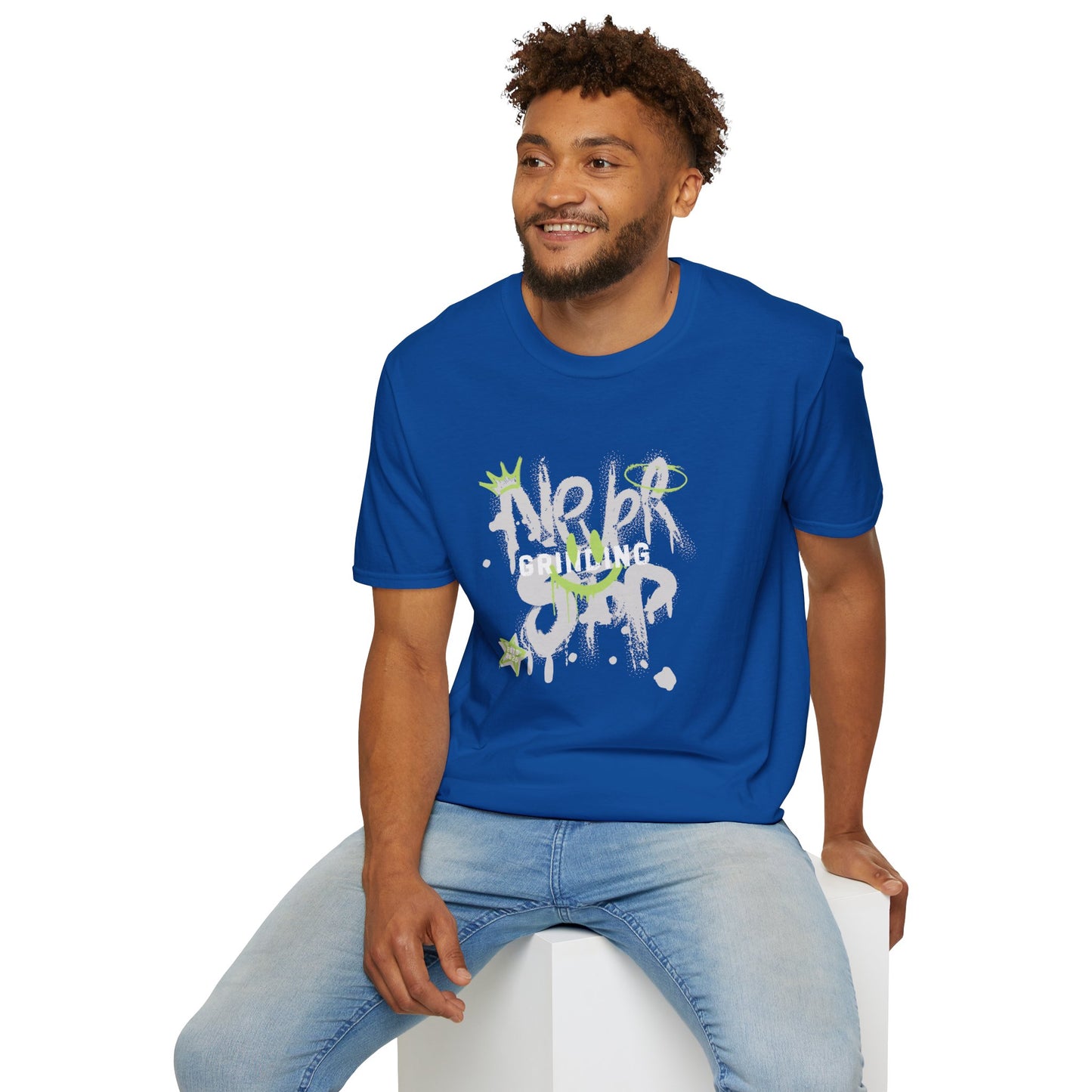 Never Stop Grinding Graffiti Tee