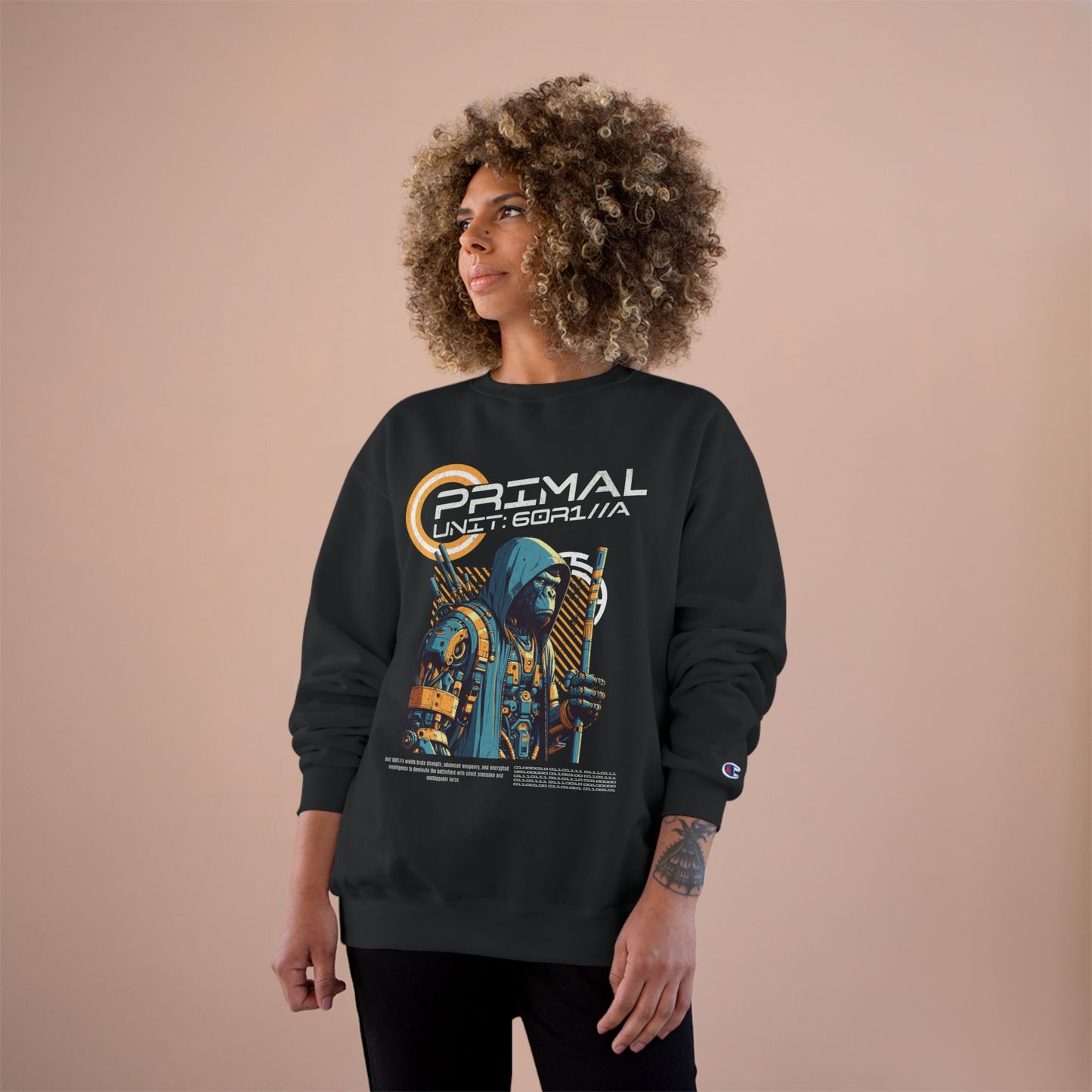 Primal Unit 60R1//A Sweatshirt | Cyberpunk Sweatshirt