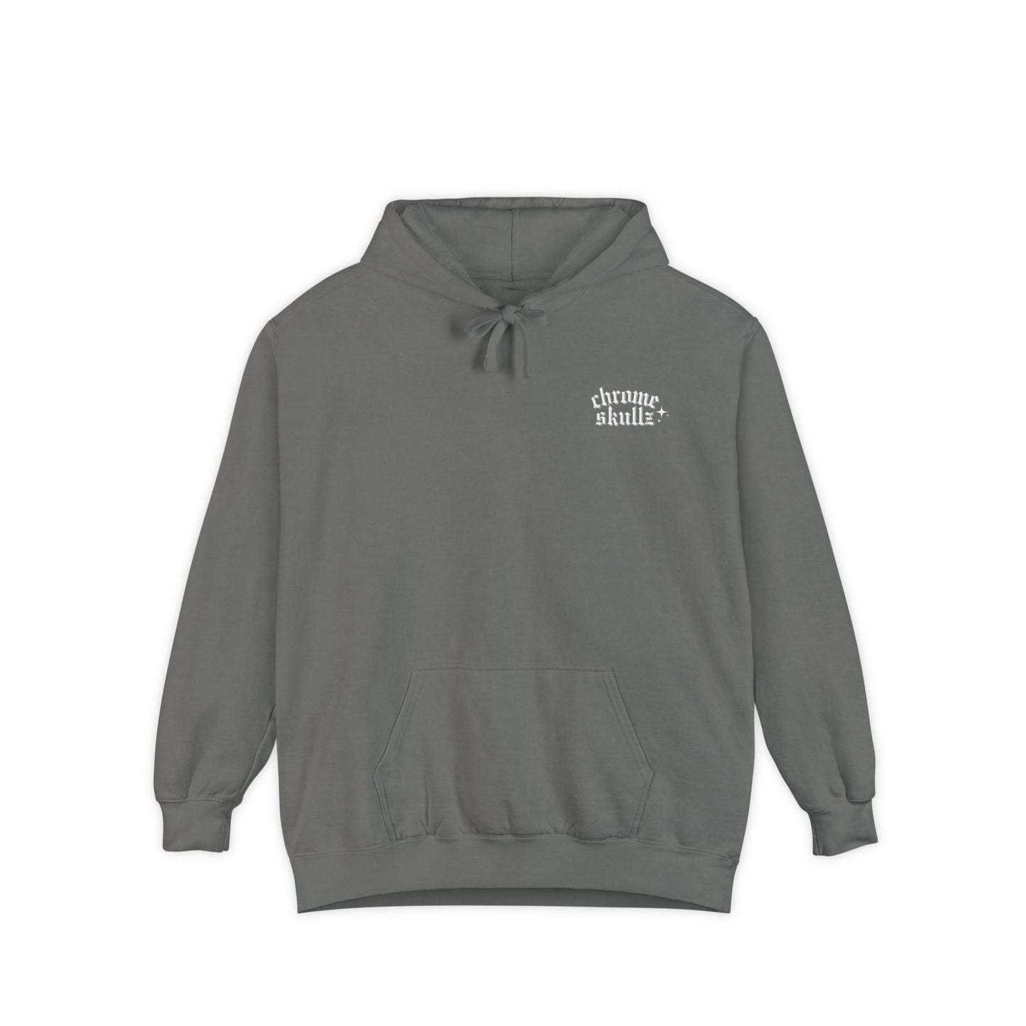 Chrome Skullz Hoodie | Unisex Cozy Sweatshirt | Trendy Streetwear | Halloween Apparel