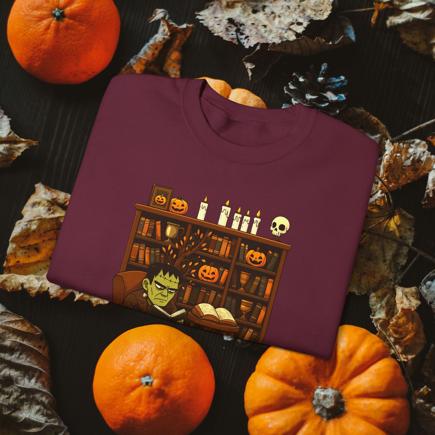 Frankenstein’s Cozy Read – Halloween Sweatshirt