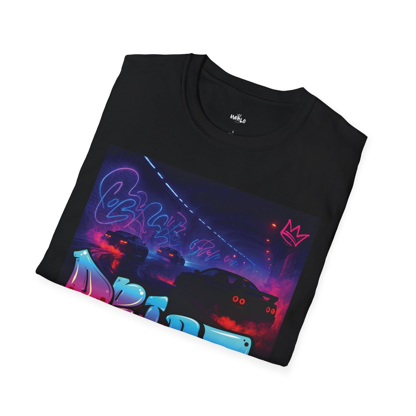 Neon Drift Kings Adult Tee – Street Racing Edition