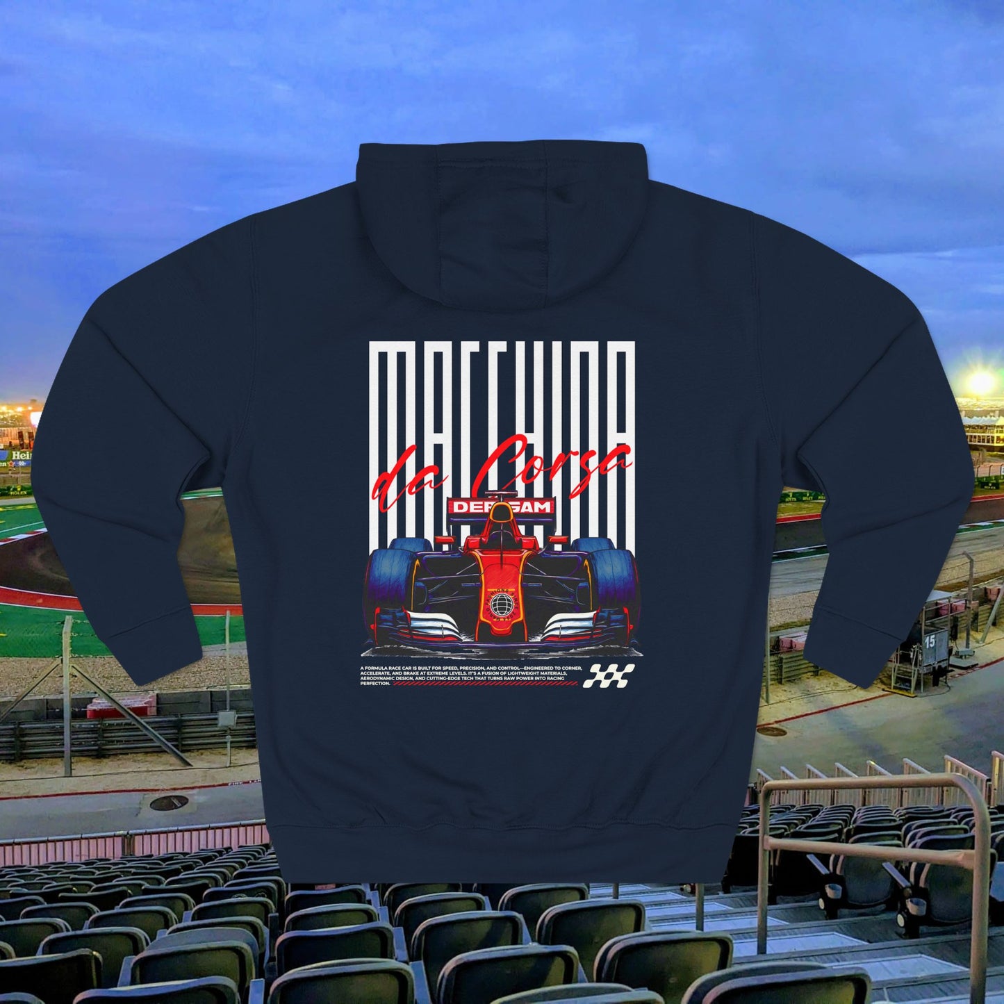 Macchina da Corsa Hoodie – Redline Edition