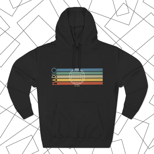 MARLO Vintage Stripe Hoodie – Global Grid Edition