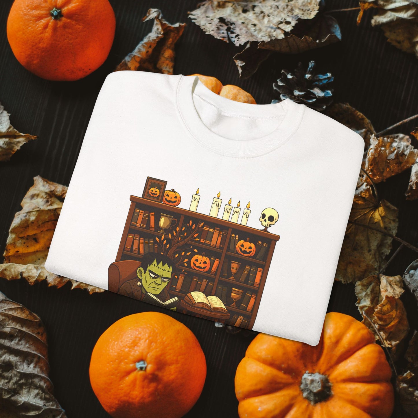 Frankenstein’s Cozy Read – Halloween Sweatshirt