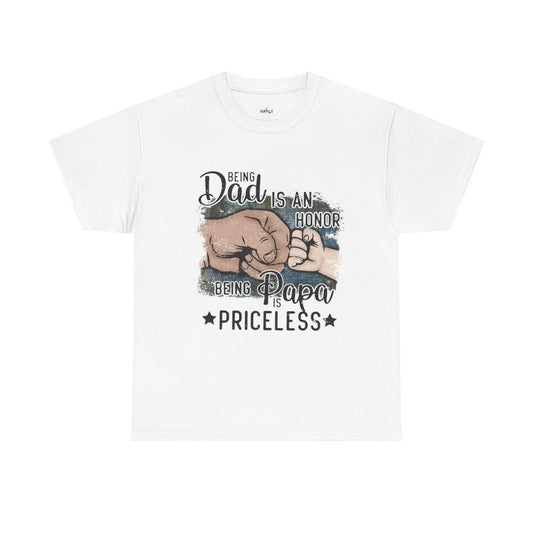 Father's Day Gift Tee, Dad Honor Shirt, Birthday Present for Dad, Family Reunion Apparel, Unisex Cotton Tee, Cute Papa T-shirt