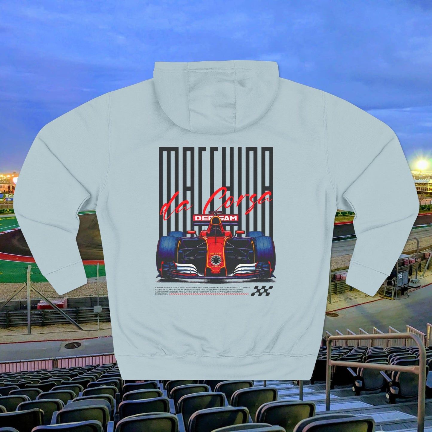 Macchina da Corsa Hoodie – Redline Edition
