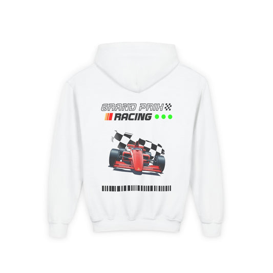 Youth Grand Prix Racing Hoodie – Open Wheel Speed & Style