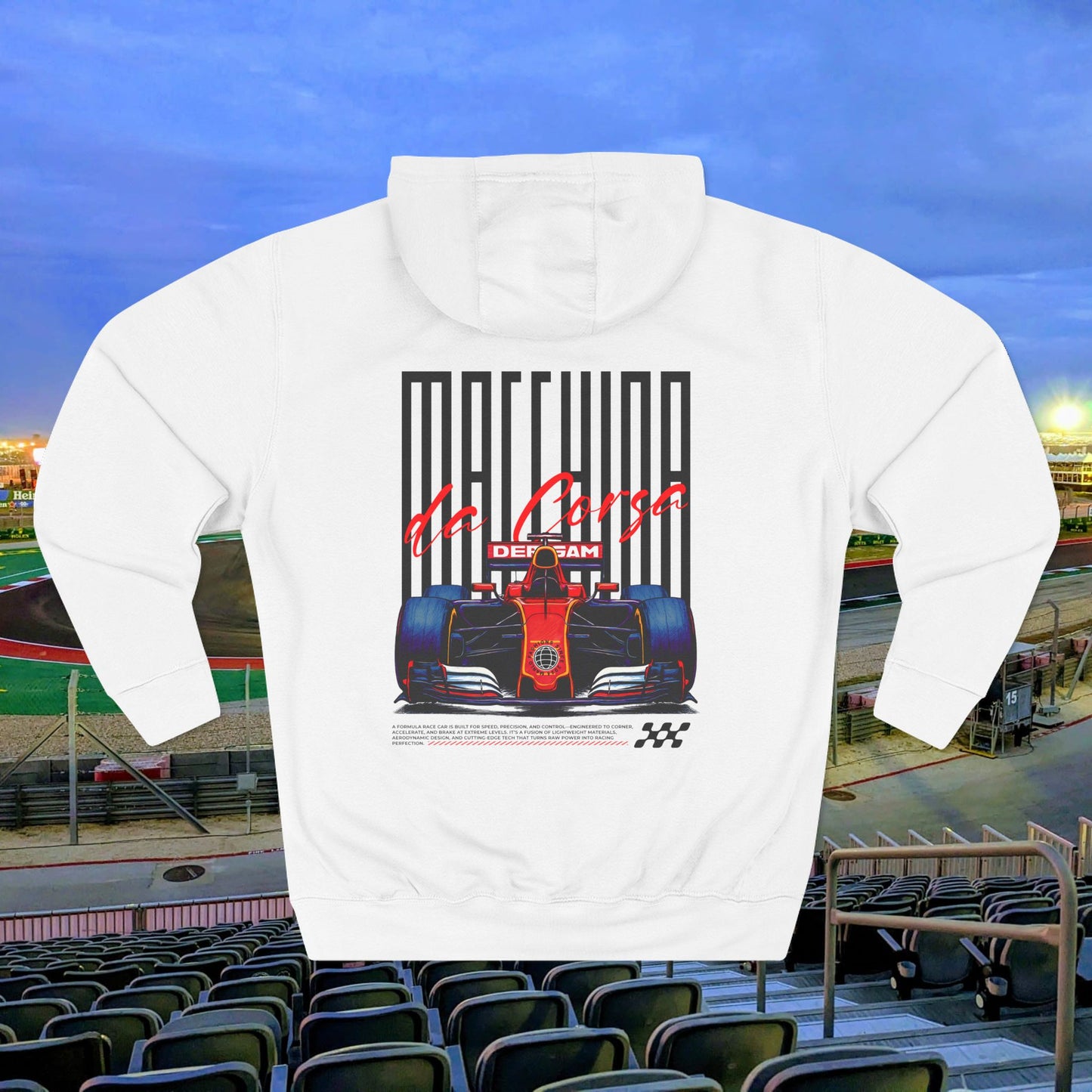 Macchina da Corsa Hoodie – Redline Edition