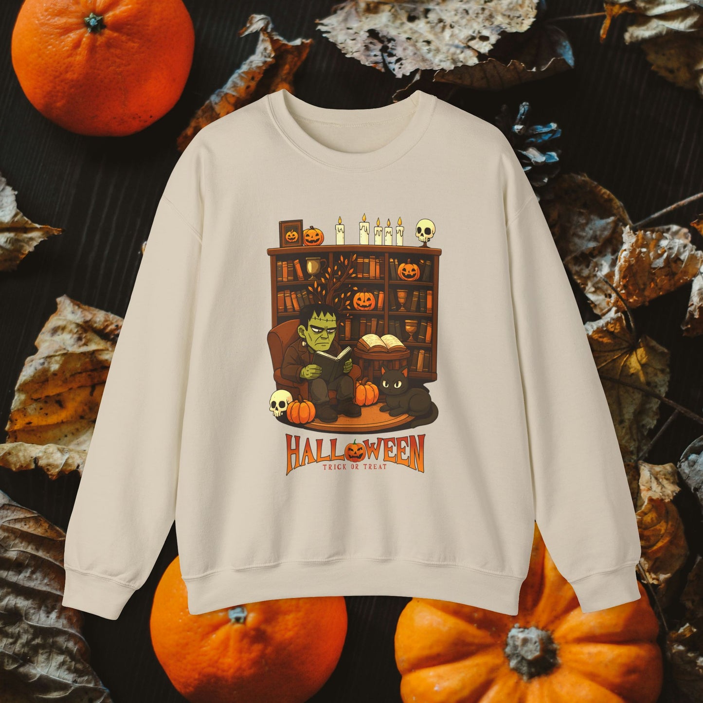 Frankenstein’s Cozy Read – Halloween Sweatshirt