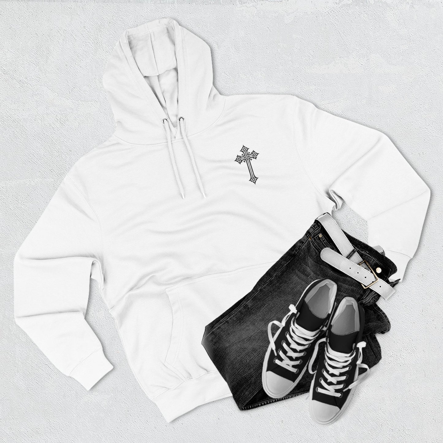Gothic Cross Adult Hoodie