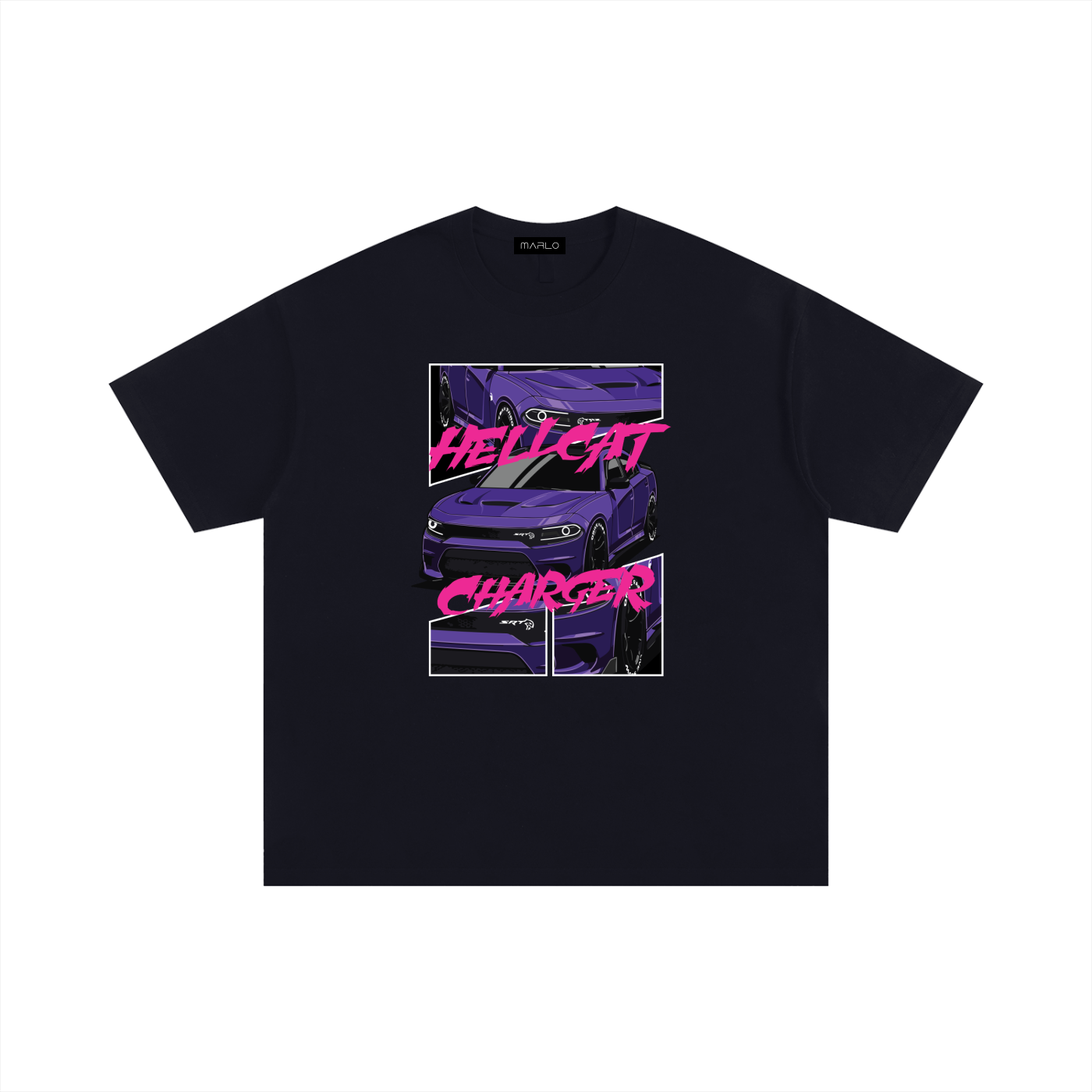 Hellcat Charger T-shirt,Charger graphic tee,Unisex streetwear cotton tee,MARLO automotive fashion,Drop shoulder oversized tee,car enthusiast apparel,Charger Hellcat fan merch,Short sleeve oversized tee,MARLO Fashions,Hellcat Charger
