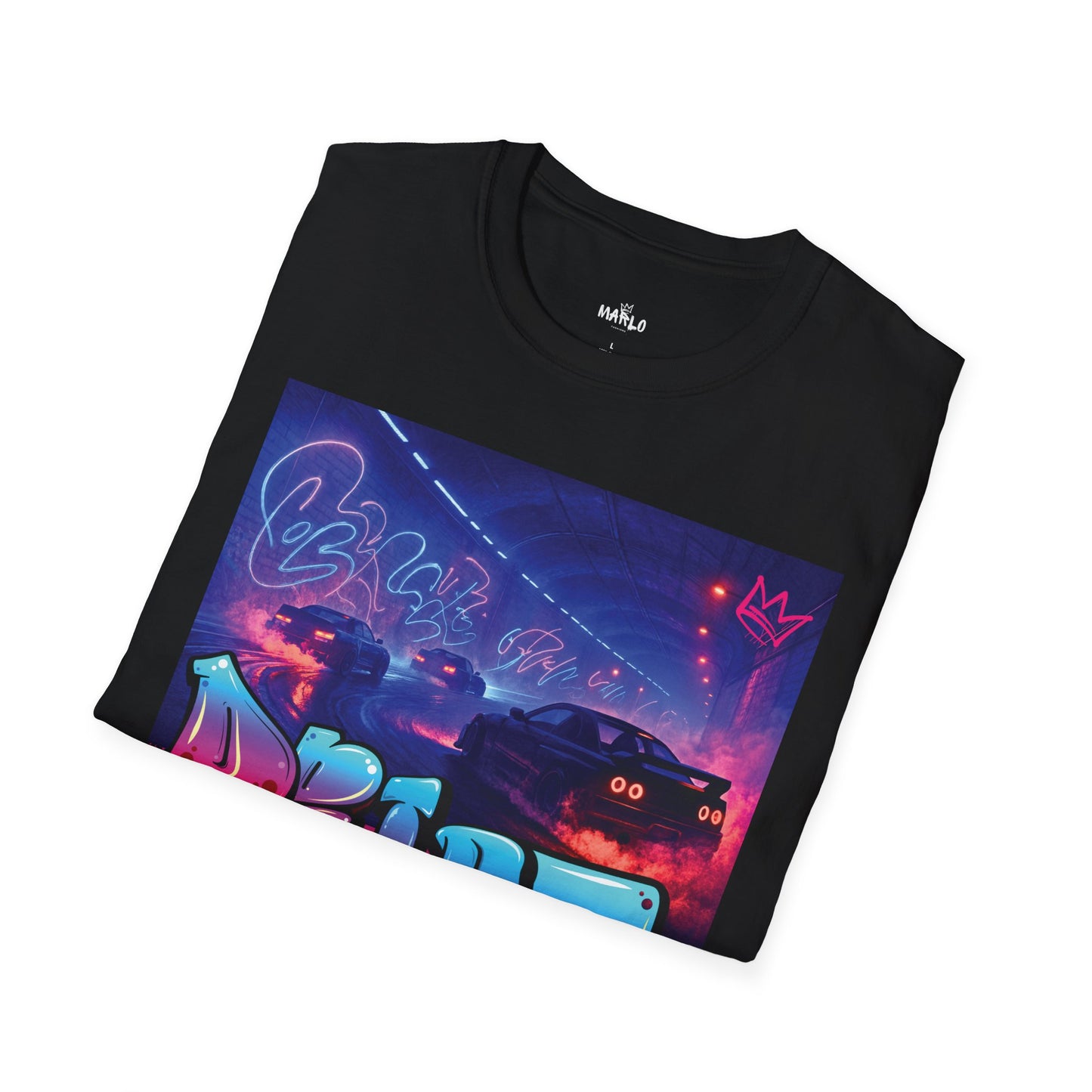 Neon Drift Kings Adult Tee – Street Racing Edition