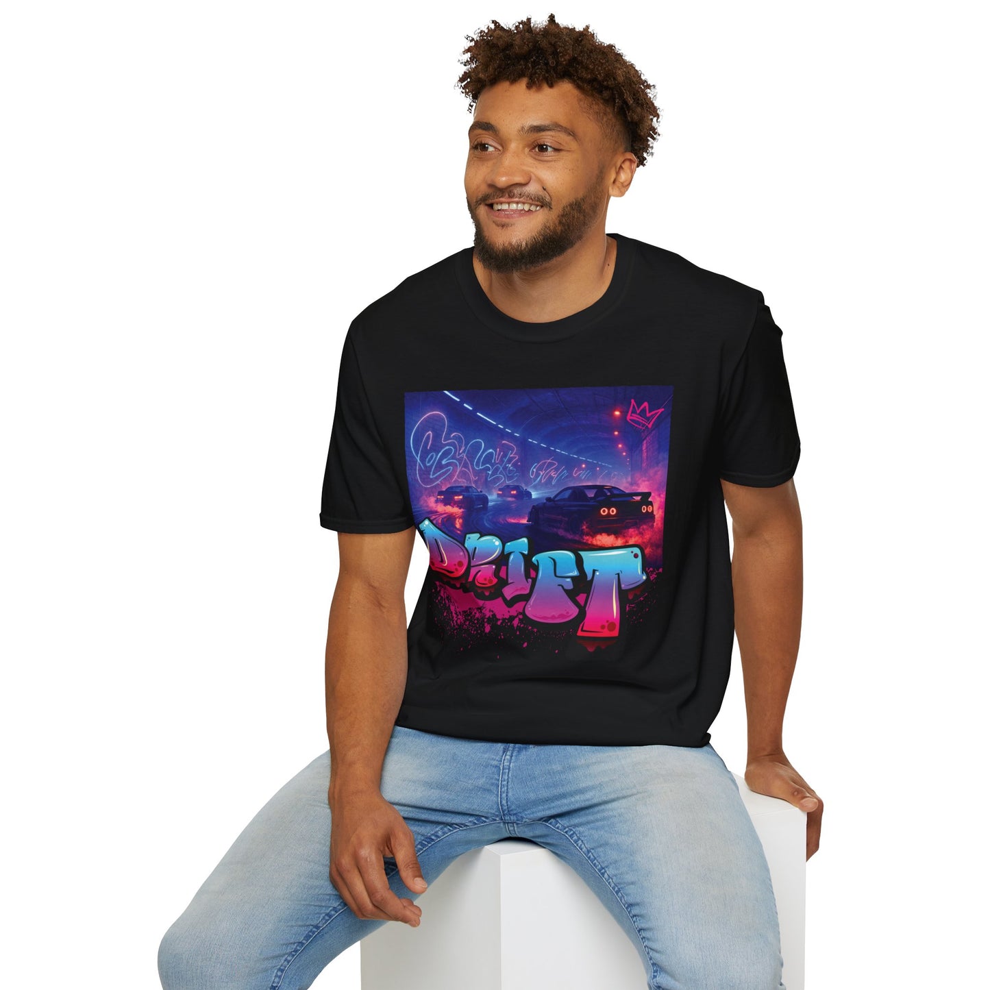 Neon Drift Kings Adult Tee – Street Racing Edition