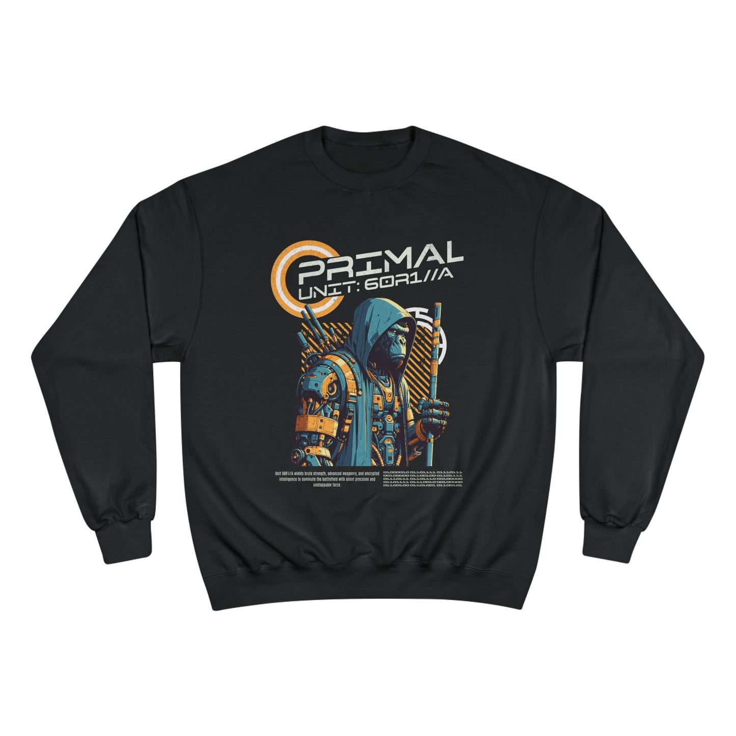 Primal Unit 60R1//A Sweatshirt | Cyberpunk Sweatshirt
