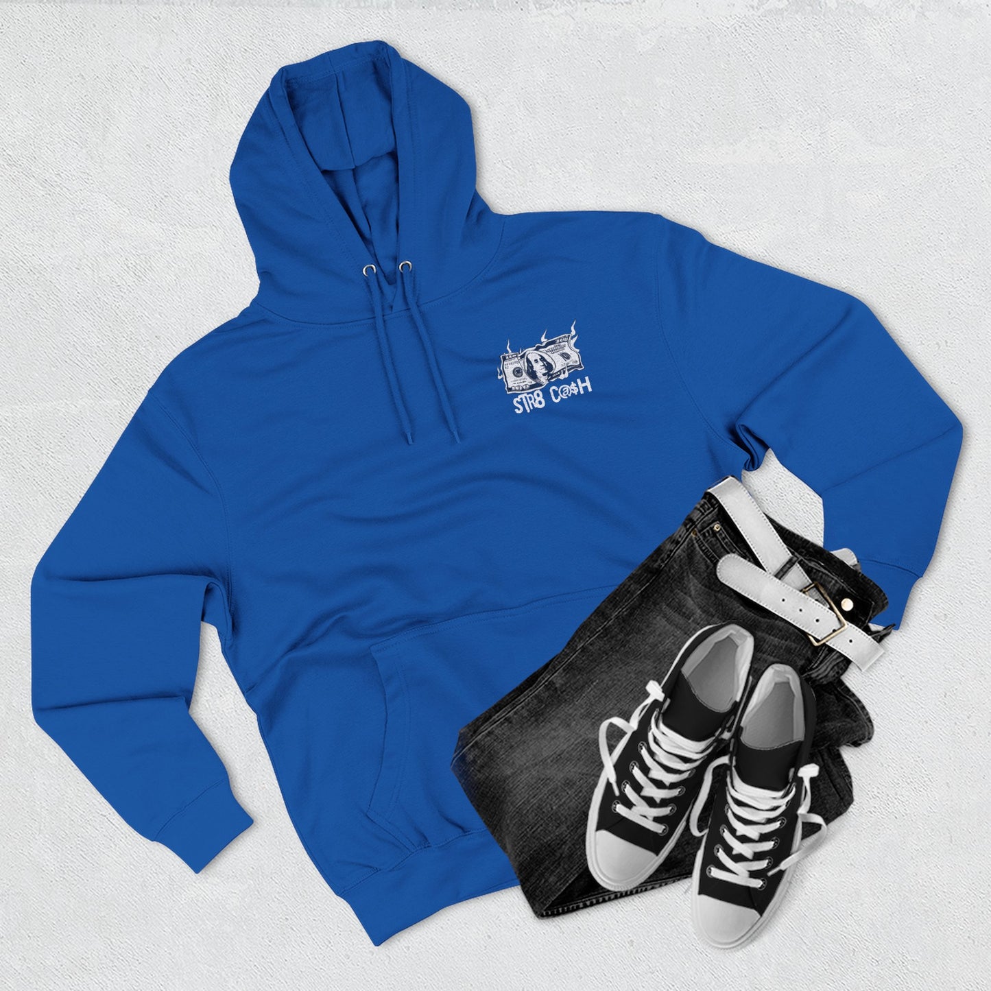 STR8 C@$H Benjamins Hoodie – Burn Fast, Flex Hard