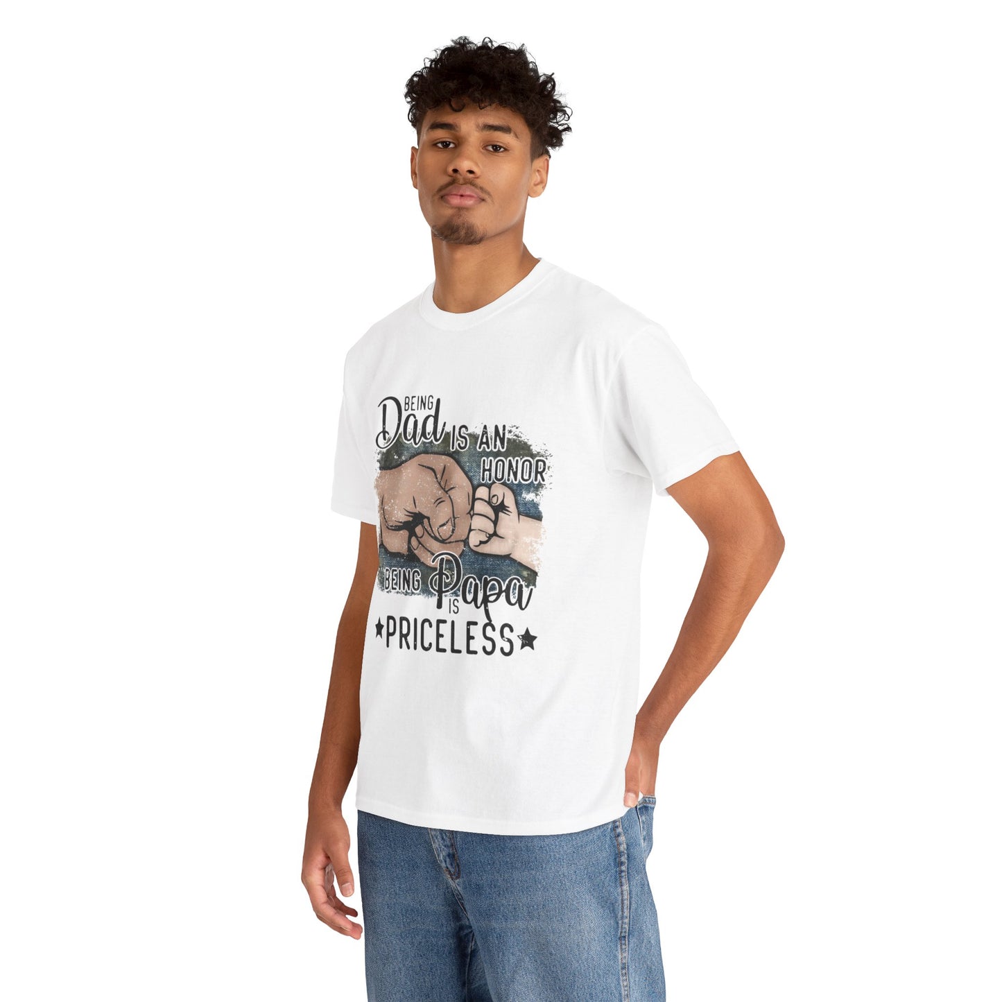 Father's Day Gift Tee, Dad Honor Shirt, Birthday Present for Dad, Family Reunion Apparel, Unisex Cotton Tee, Cute Papa T-shirt
