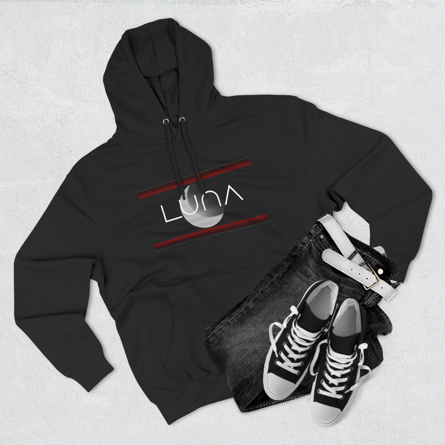 LUNA Moon Phase Hoodie | Cosmic streetwear