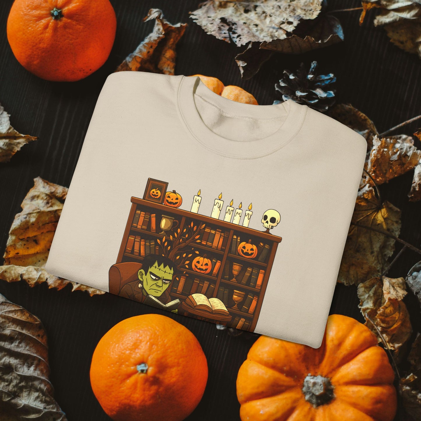 Frankenstein’s Cozy Read – Halloween Sweatshirt