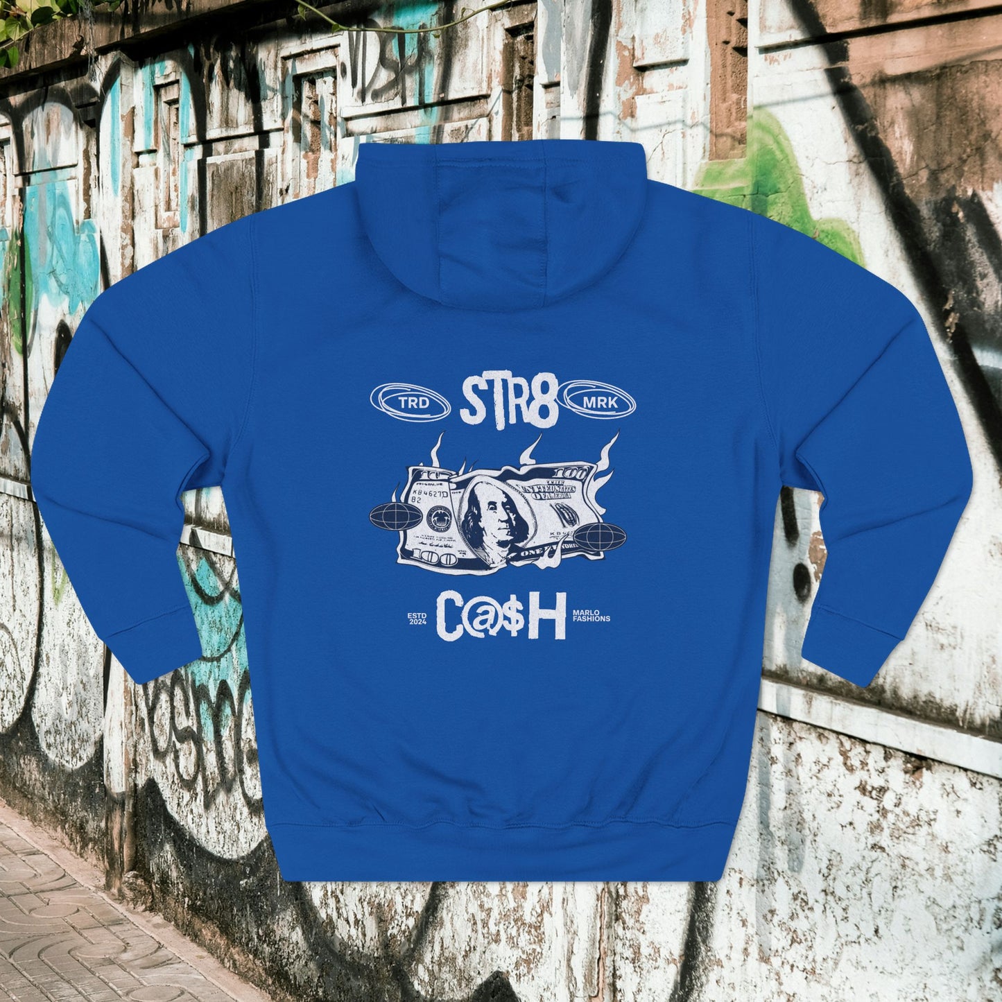 STR8 C@$H Benjamins Hoodie – Burn Fast, Flex Hard