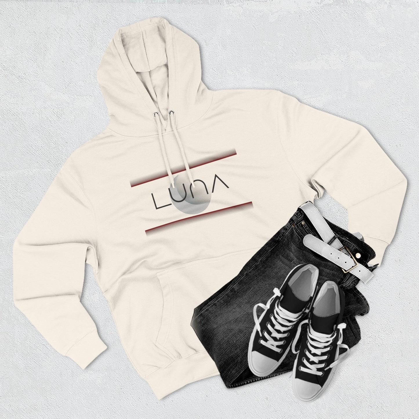 LUNA Moon Phase Hoodie | Cosmic streetwear