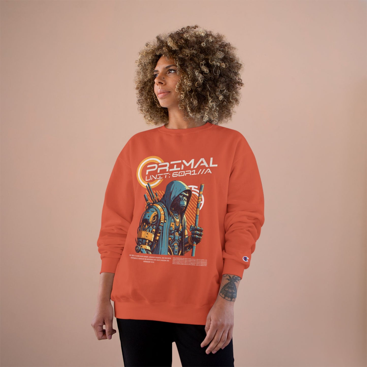 Primal Unit 60R1//A Sweatshirt | Cyberpunk Sweatshirt