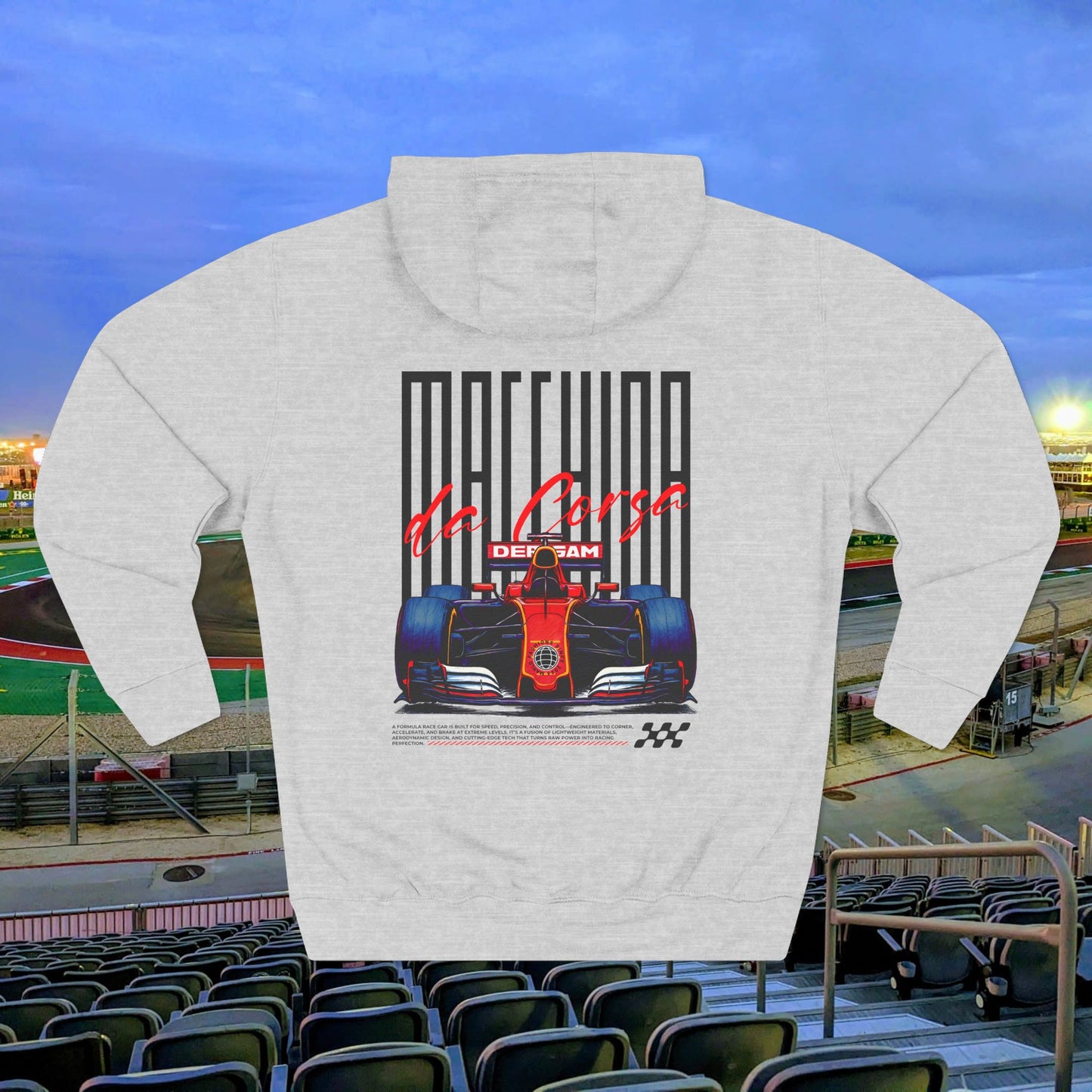 Macchina da Corsa Hoodie – Redline Edition