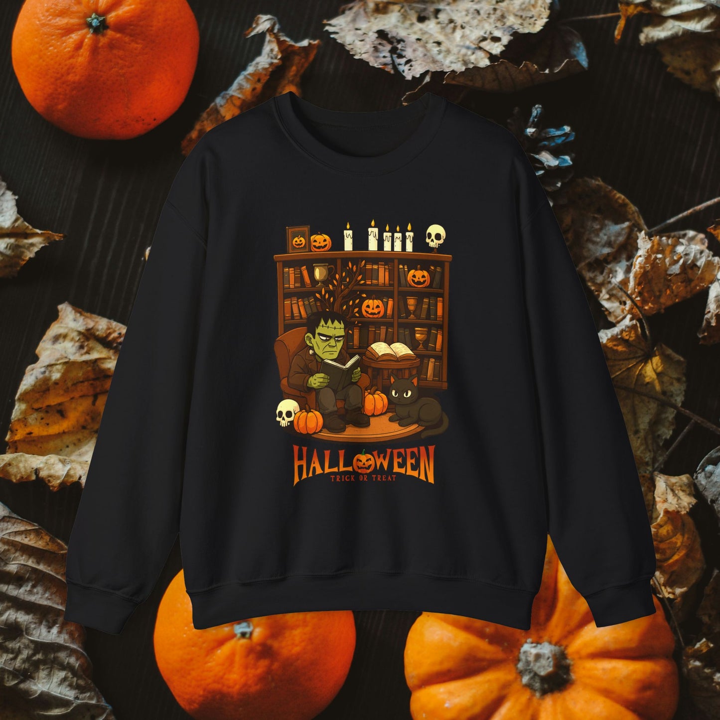Frankenstein’s Cozy Read – Halloween Sweatshirt