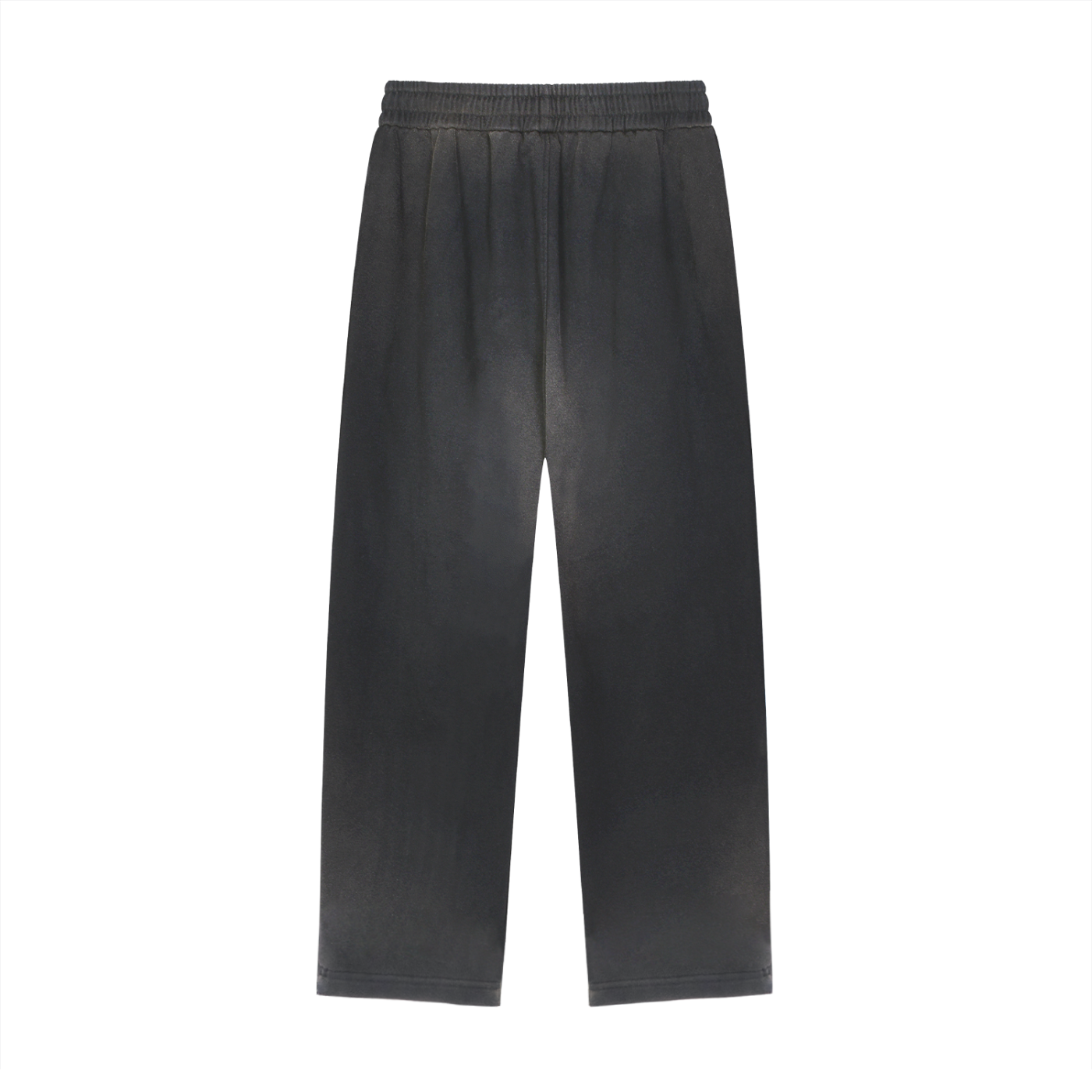 Faded Straight-Leg Cotton Blend Sweatpants