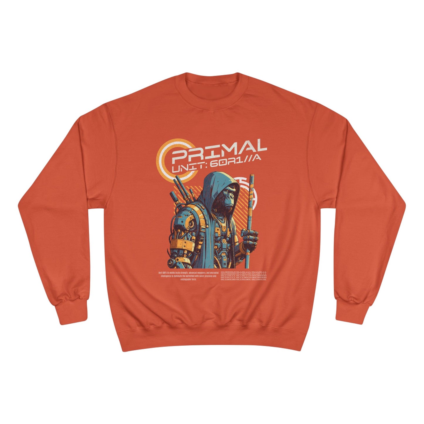 Primal Unit 60R1//A Sweatshirt | Cyberpunk Sweatshirt