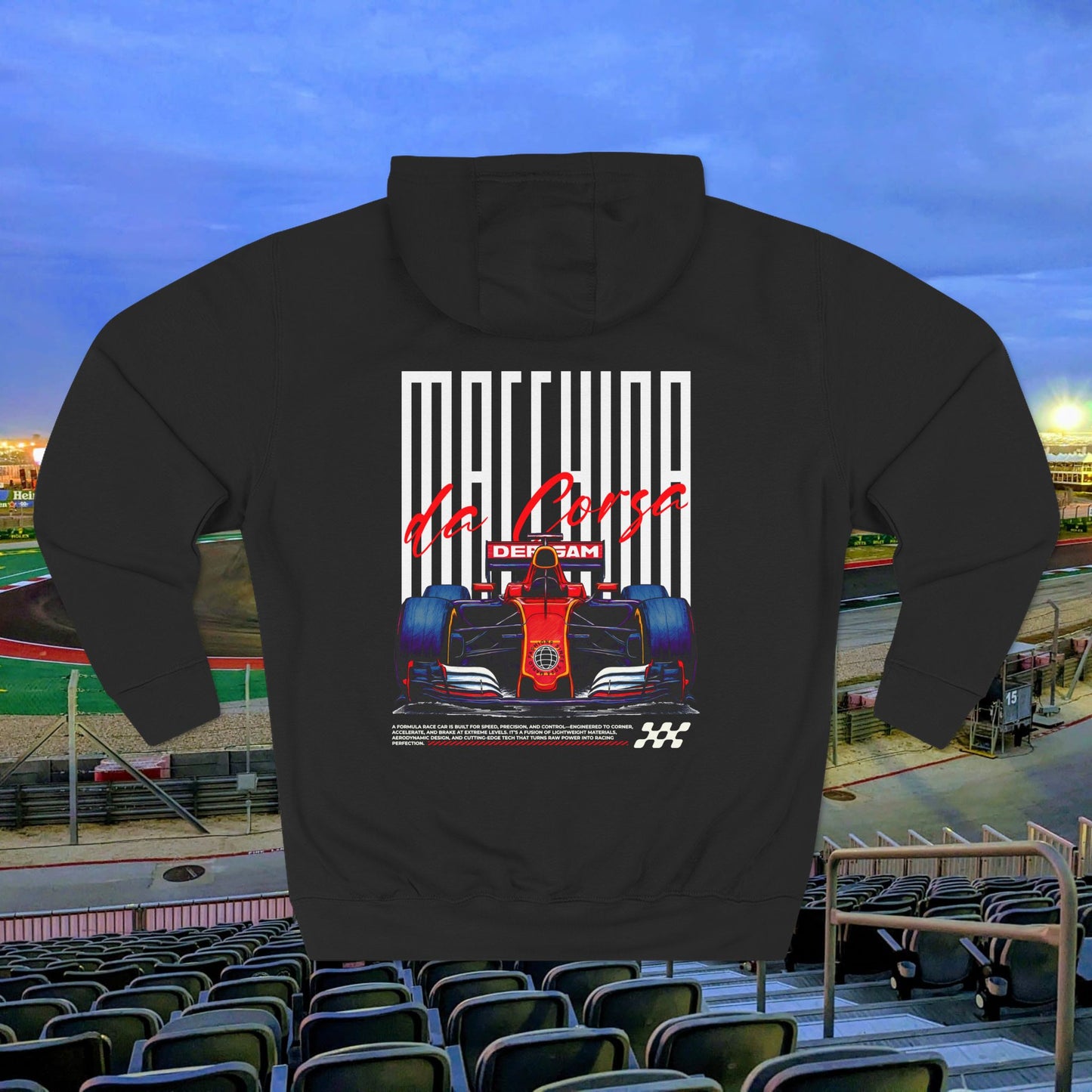 Macchina da Corsa Hoodie – Redline Edition
