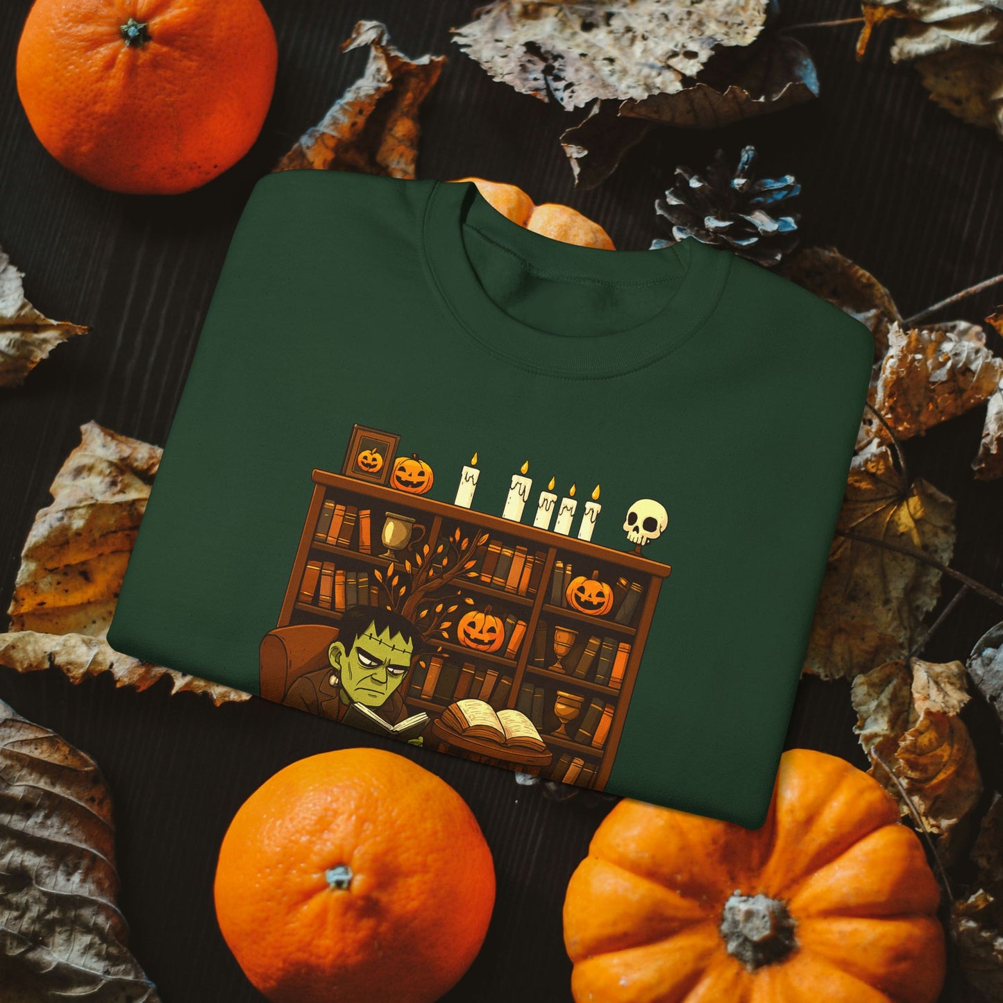 Frankenstein’s Cozy Read – Halloween Sweatshirt