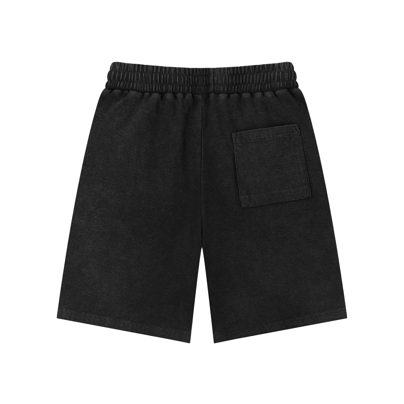unisex waffle knit shorts,mineral wash shorts,cotton blend shorts,textured streetwear shorts,vintage casual shorts,MARLO Fashions,breathable summer shorts