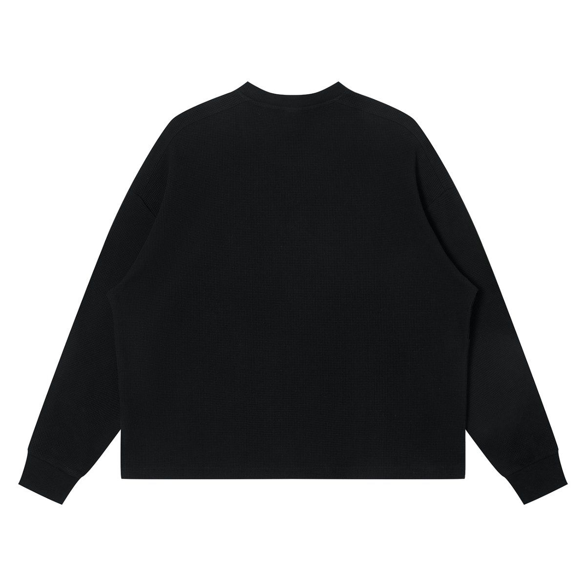 Unisex Waffle Boxy Long Sleeve T-Shirt