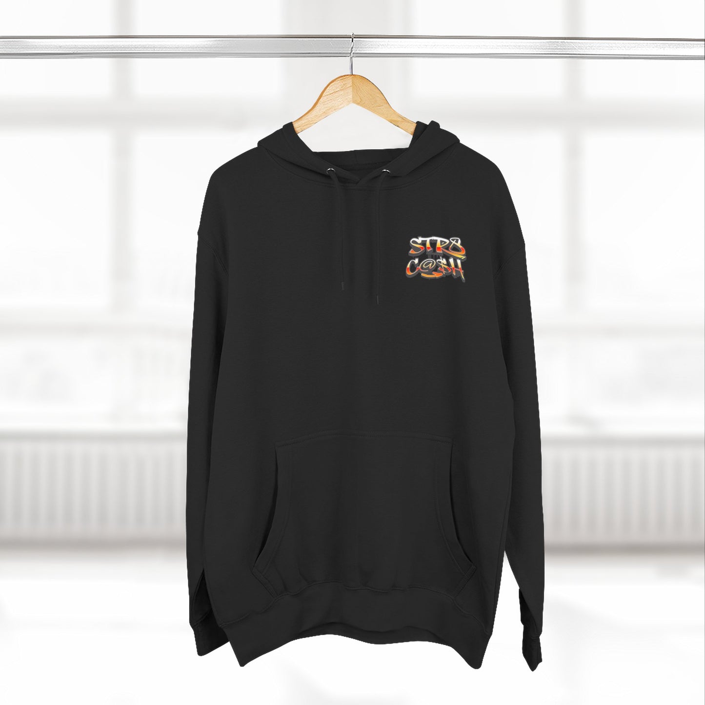 STR8 C@$H Flame Hoodie – Urban Heat, No Cap