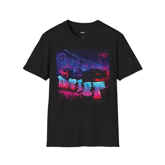 Neon Drift Kings Adult Tee – Street Racing Edition