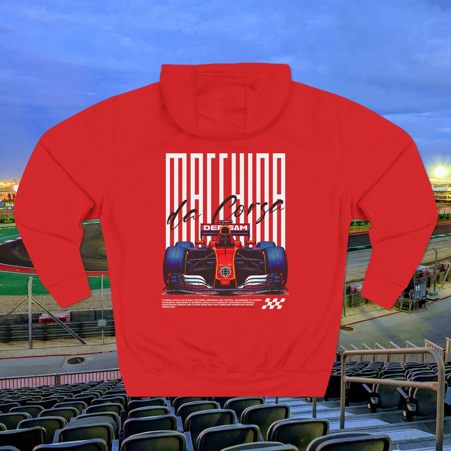 Macchina da Corsa Hoodie – Redline Edition