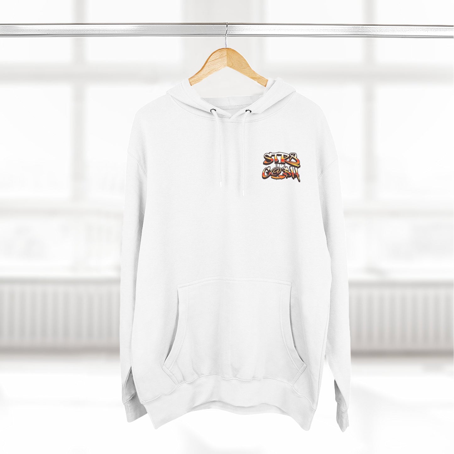 STR8 C@$H Flame Hoodie – Urban Heat, No Cap