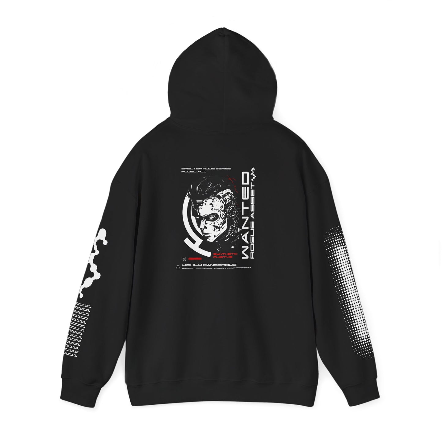 Specter Node X01 Adult Hoodie – Rogue Asset Series