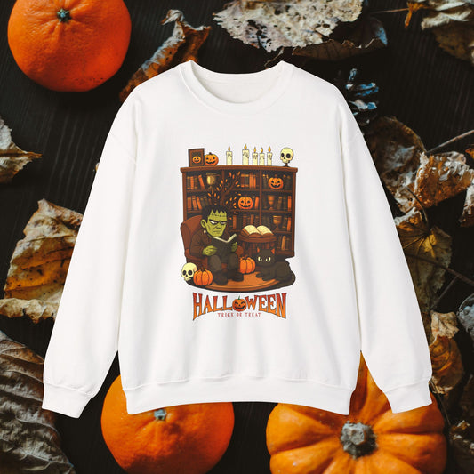 Frankenstein’s Cozy Read – Halloween Sweatshirt