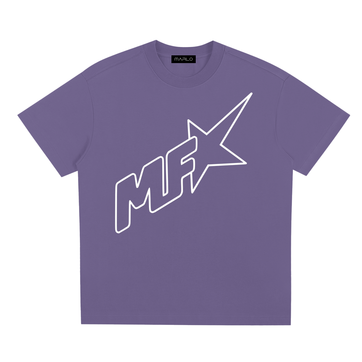 unisex logo t-shirt,MF star tee,quick-dry cotton blend shirt,oversized streetwear tee,Sorona fabric,MARLO Fashions