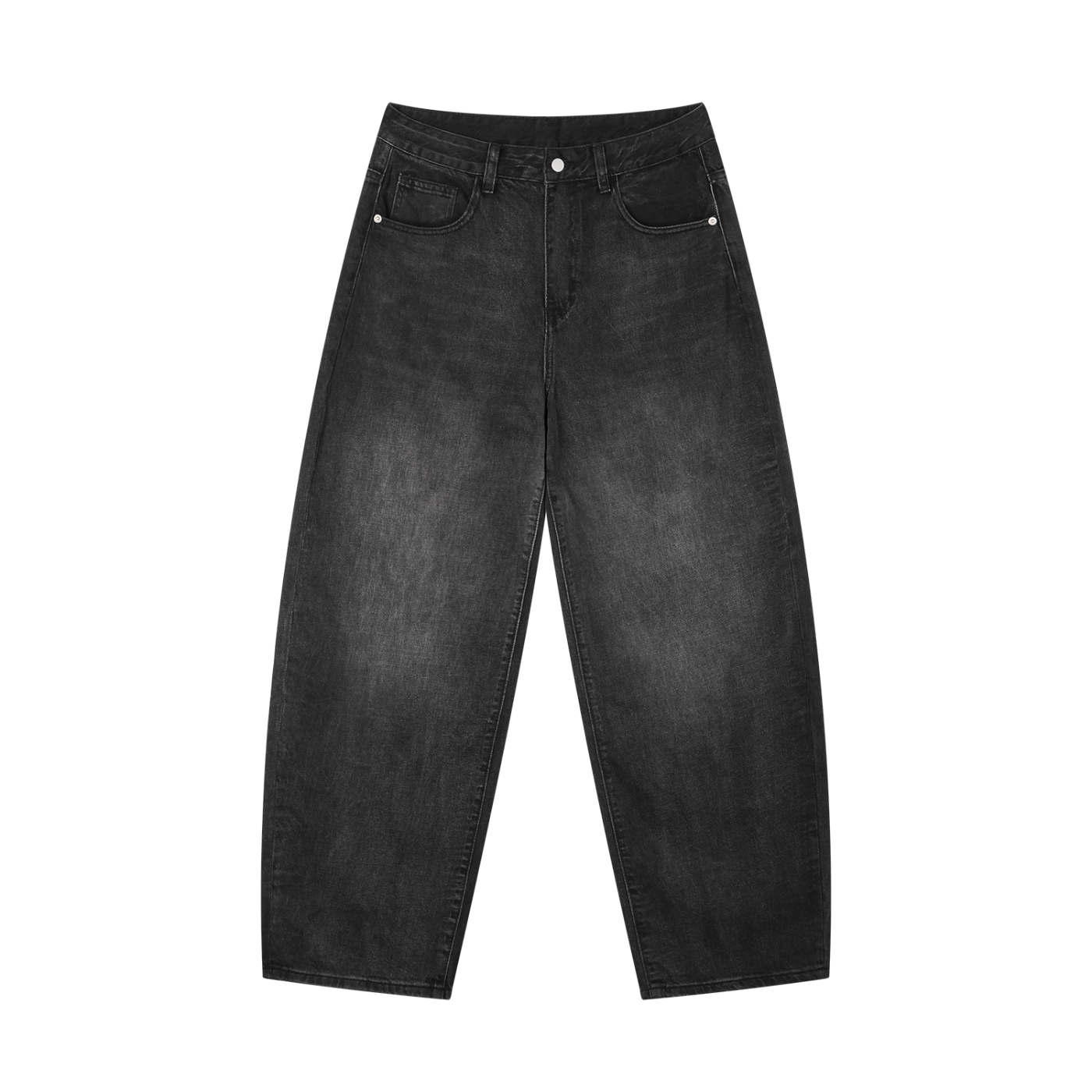 men’s black jeans, faded barrel jeans,sunfade vintage washed jeans,washed denim pants,cotton blend jeans,vintage streetwear denim,relaxed fit jeans,MARLO Fashions