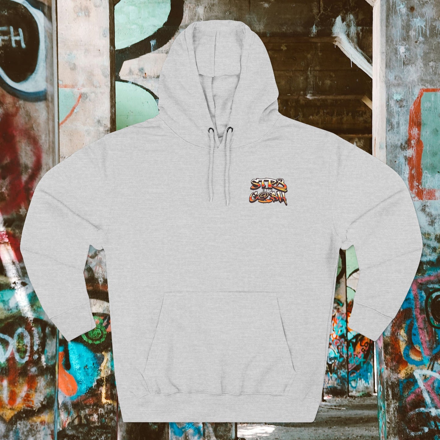 STR8 C@$H Flame Hoodie – Urban Heat, No Cap