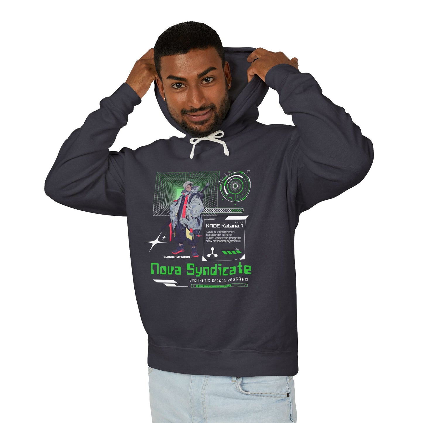 Nova Syndicate Cyberpunk Hoodie - KADE Katana Edition