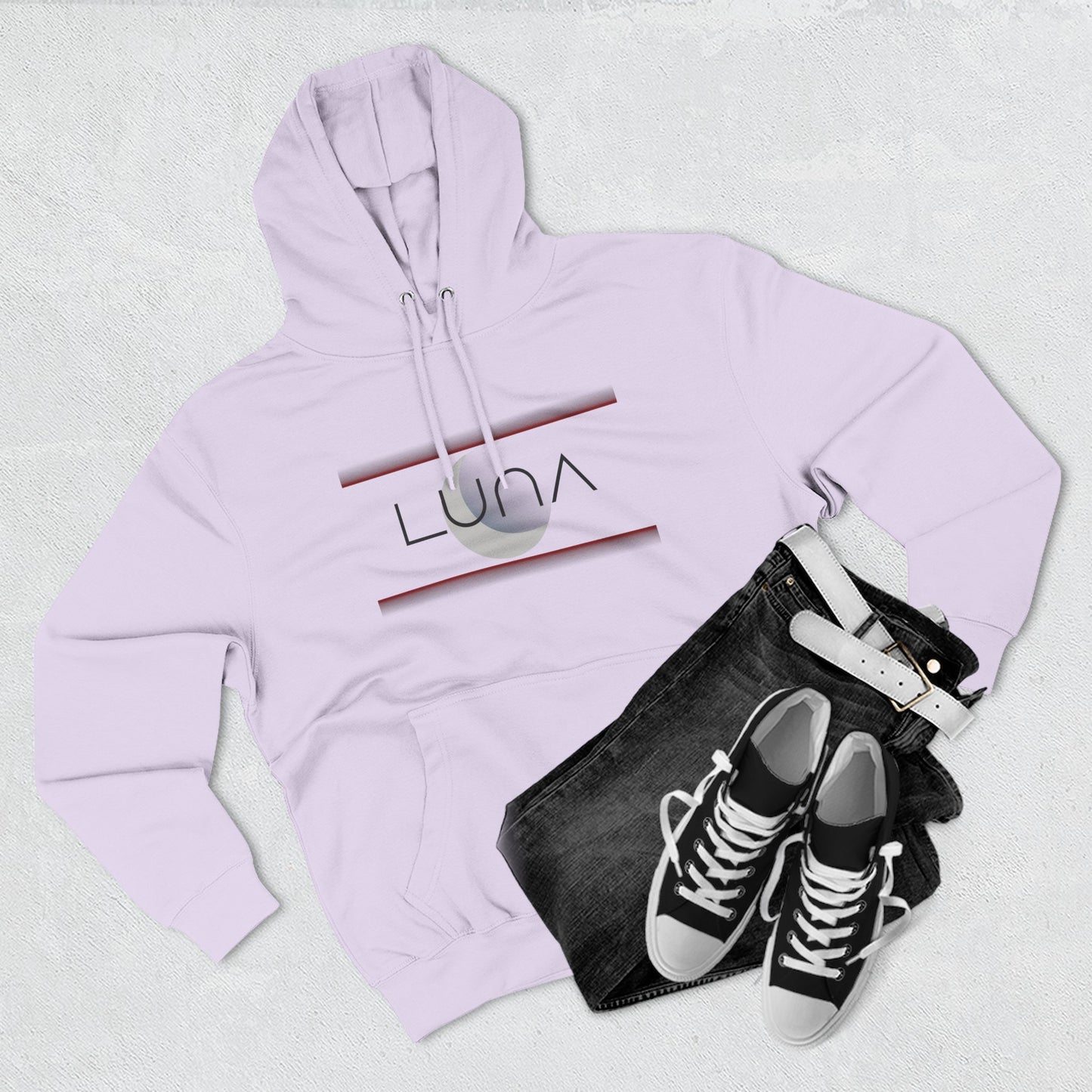 LUNA Moon Phase Hoodie | Cosmic streetwear
