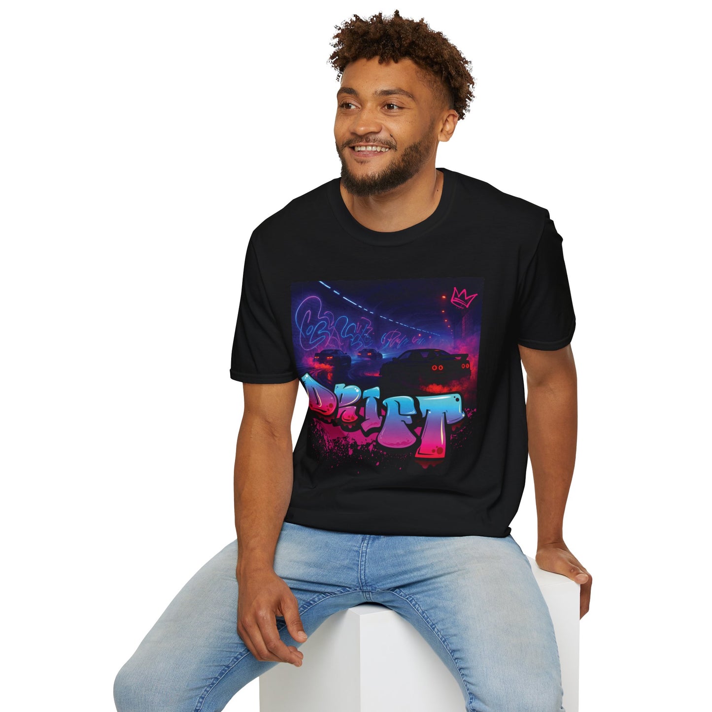 Neon Drift Kings Adult Tee – Street Racing Edition