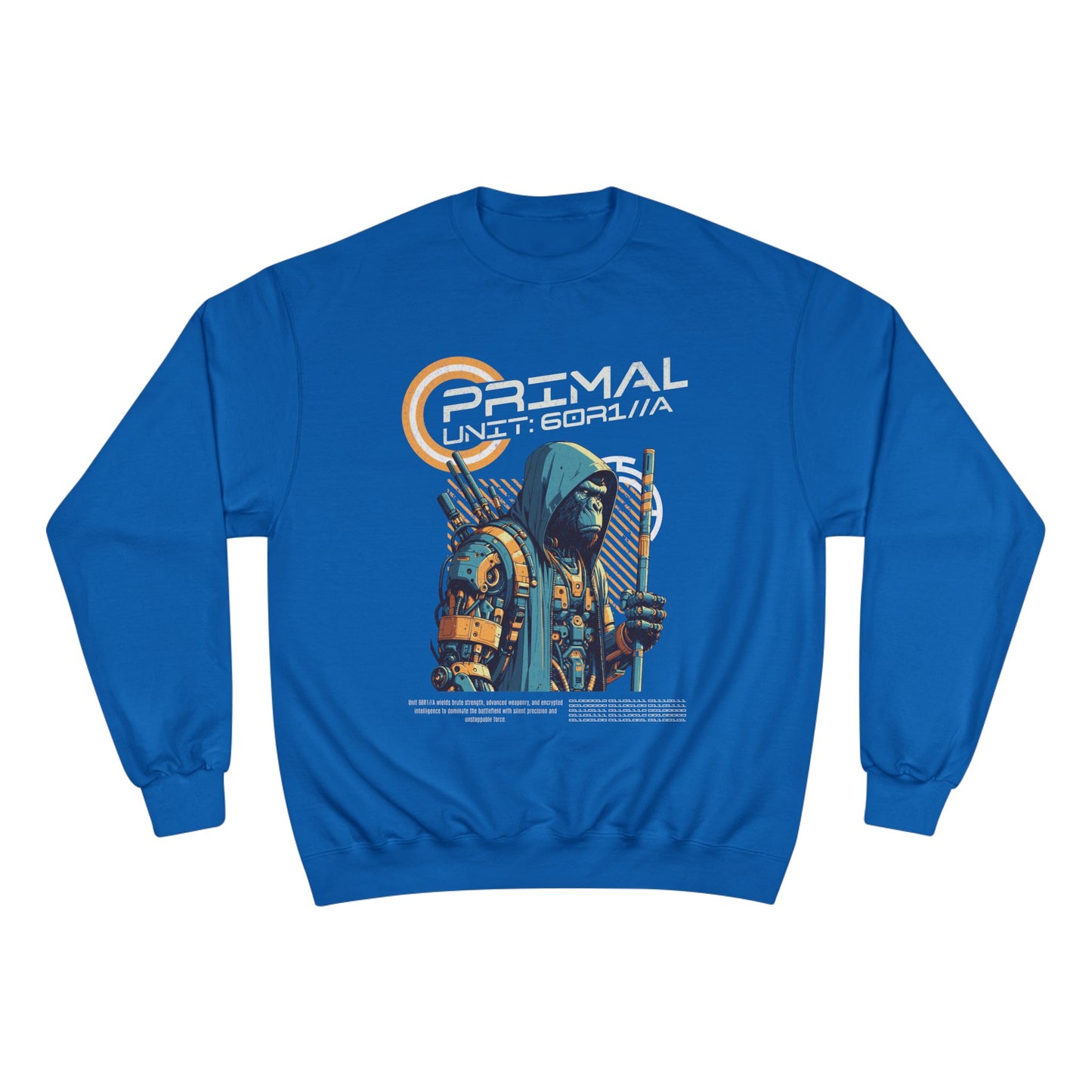 Primal Unit 60R1//A Sweatshirt | Cyberpunk Sweatshirt