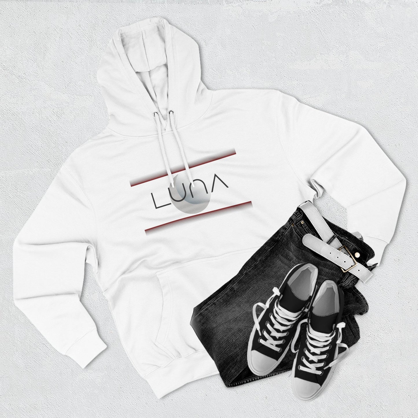 LUNA Moon Phase Hoodie | Cosmic streetwear