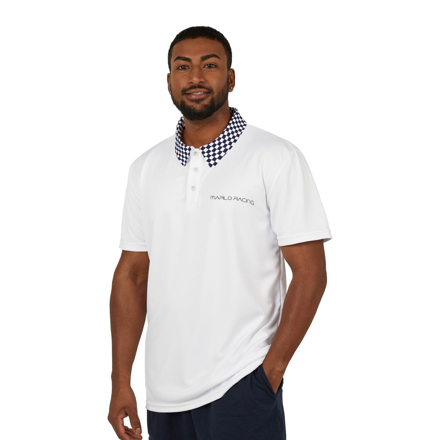 Checkered Flag Racing Polo Shirt