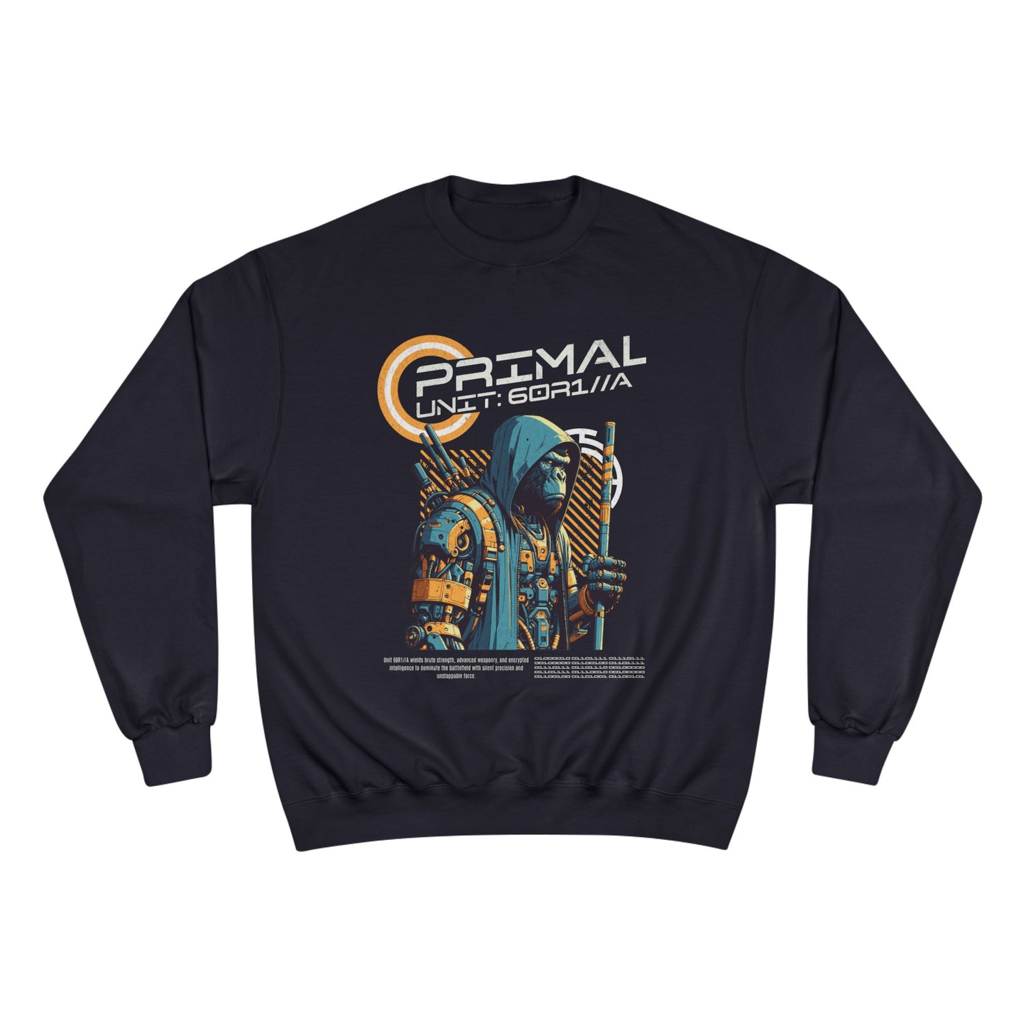 Primal Unit 60R1//A Sweatshirt | Cyberpunk Sweatshirt