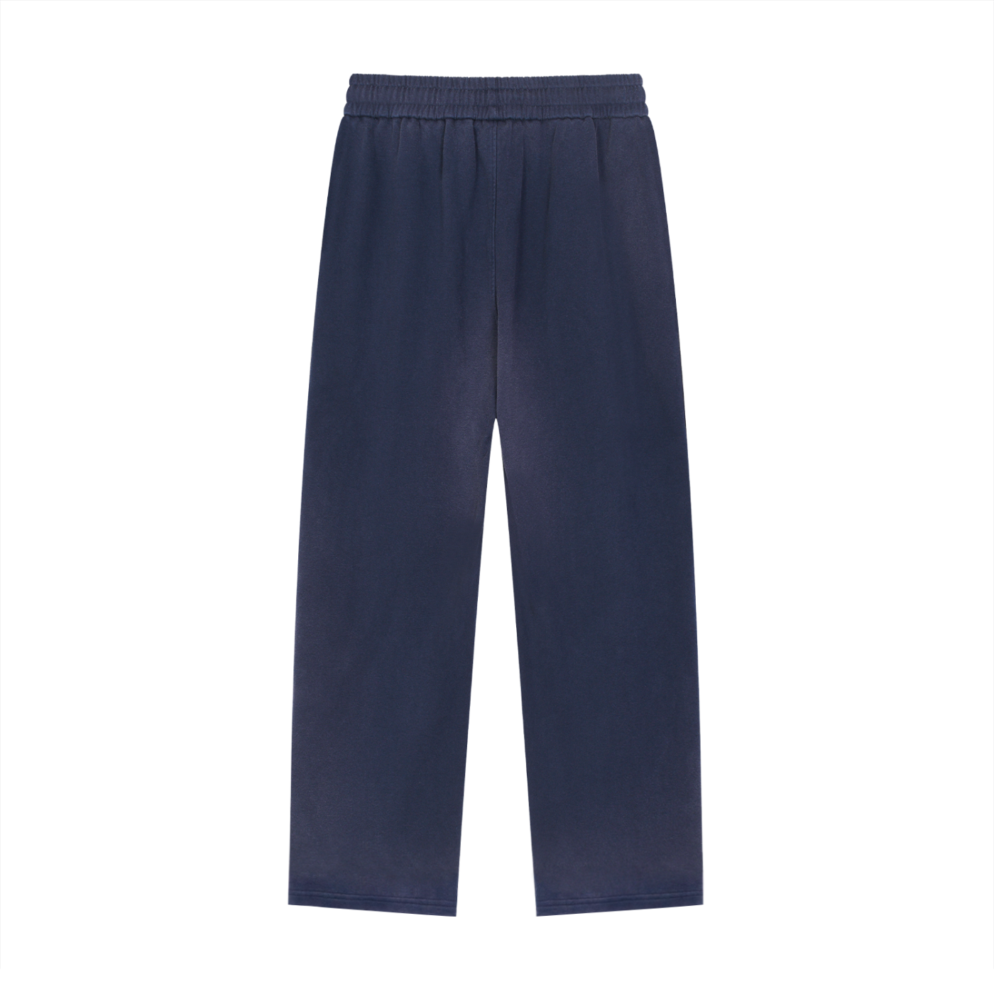Faded Straight-Leg Cotton Blend Sweatpants